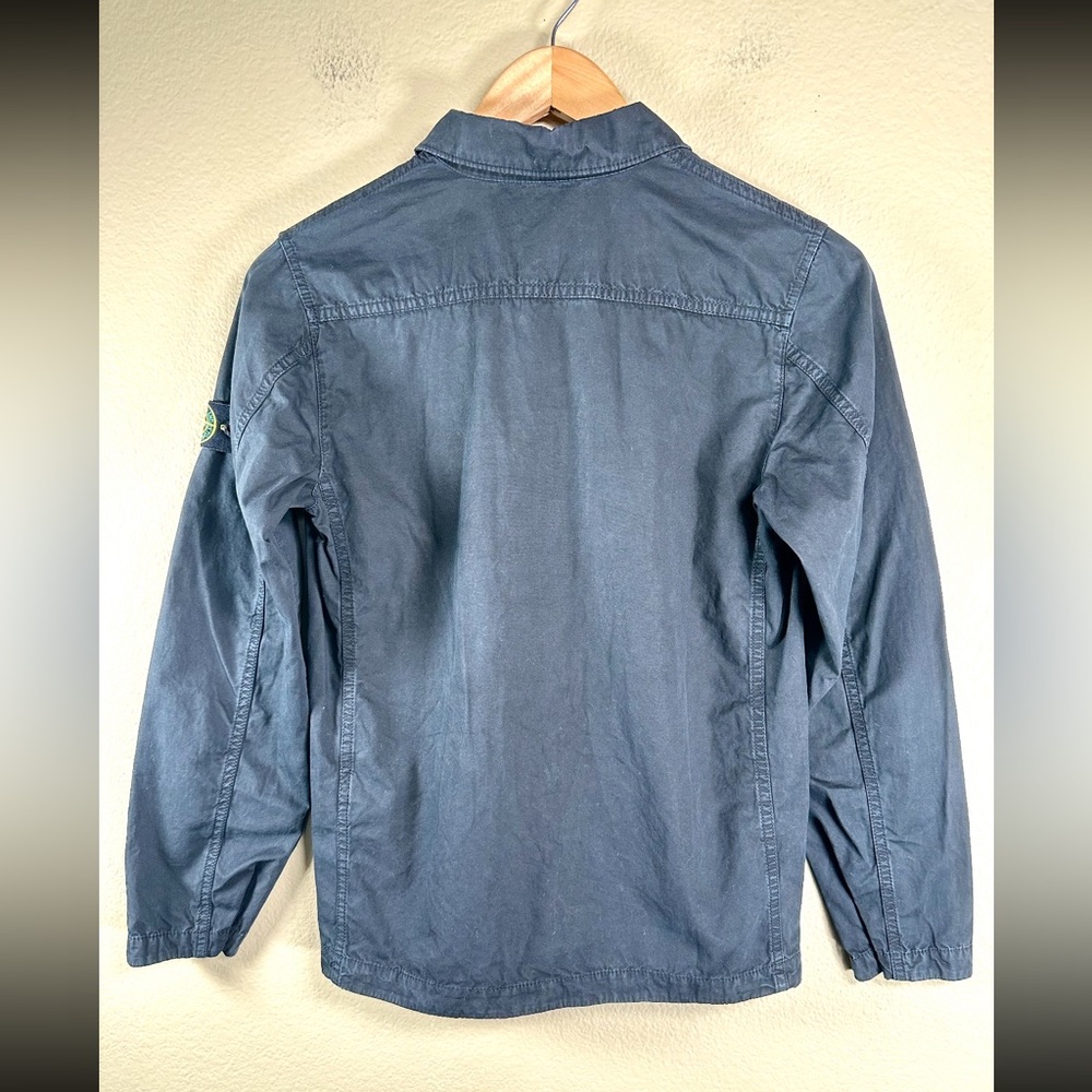 NWT Stone Island Junior Kids Black Cotton Jacket Size 12Y - Picture 9 of 16